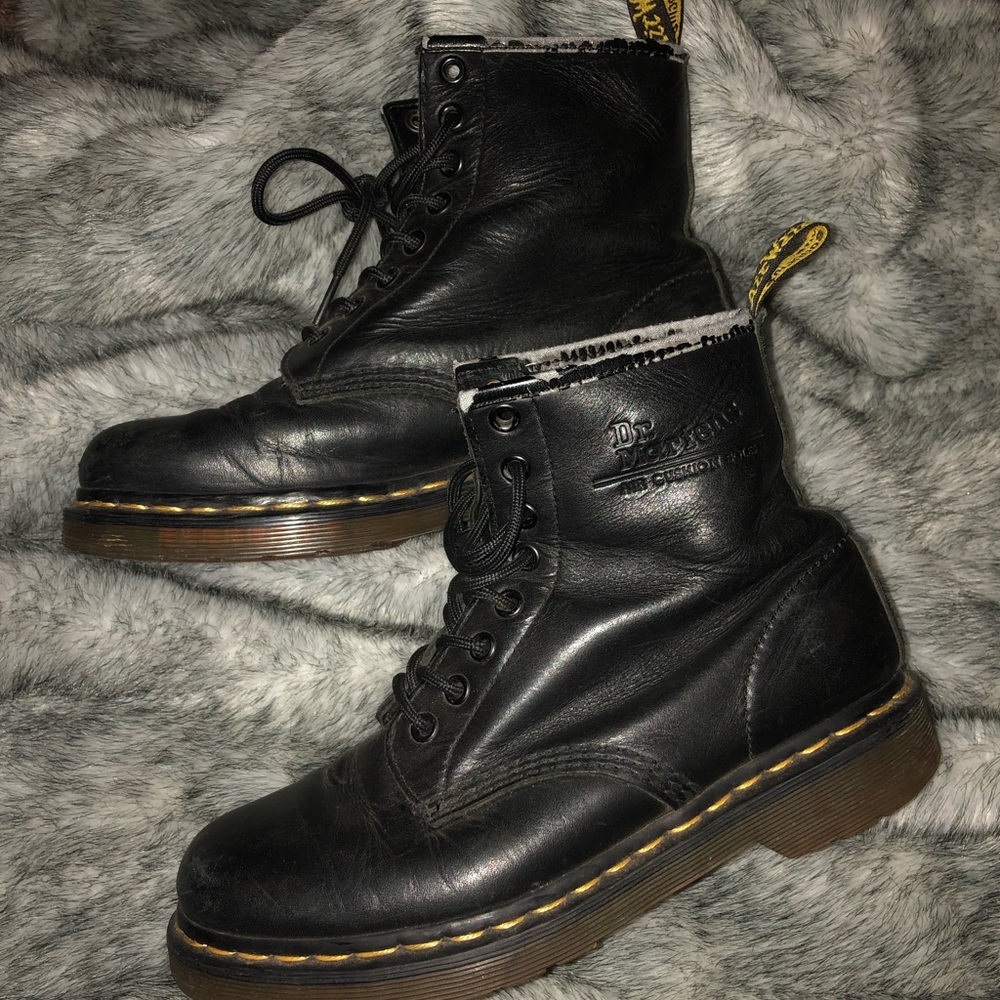 Dr. Martens Black Leather Boots